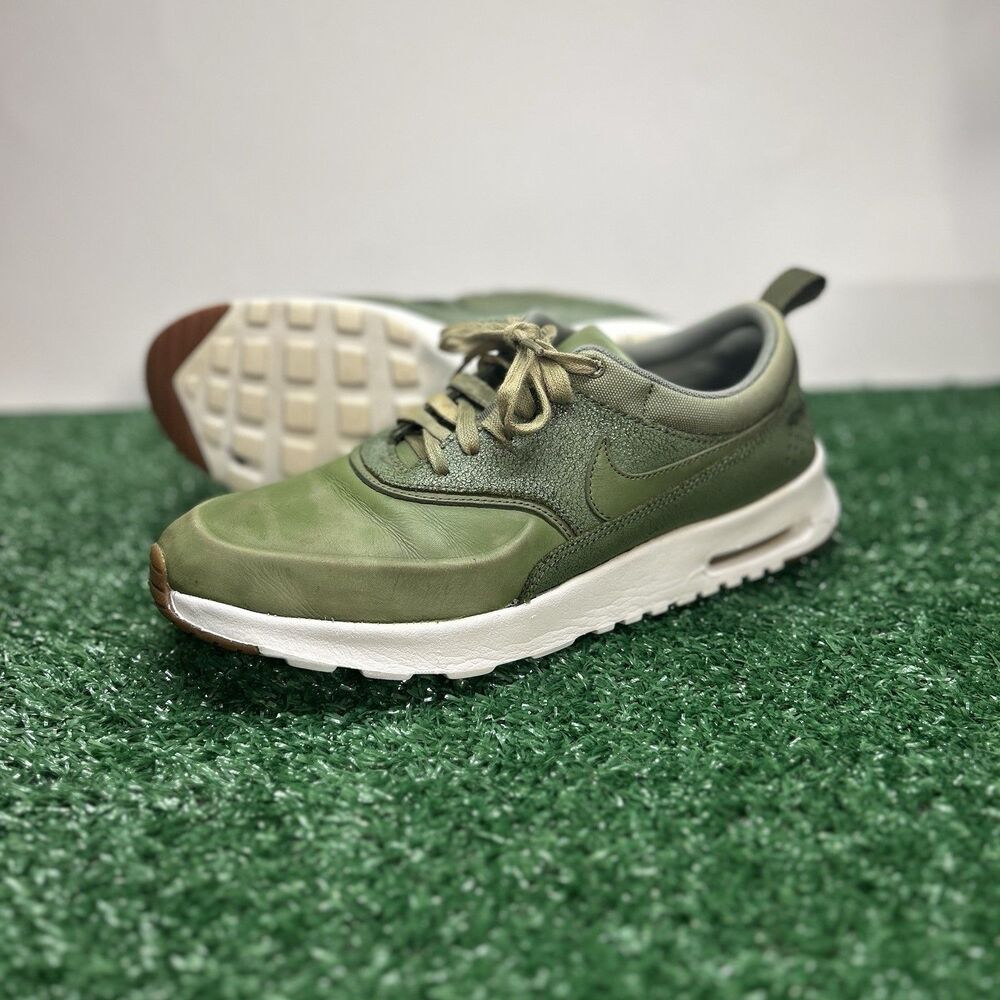Nike Air Max Thea LX Palm Green Leather Womens Size 8 Sneakers 616723-305